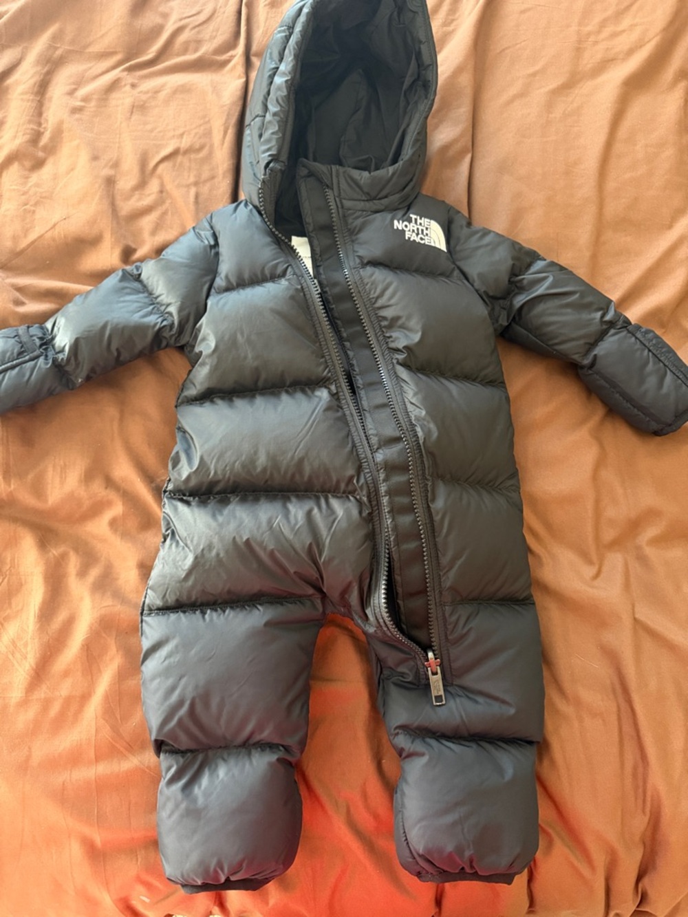 The North Face Infant Hooded Down Bunting in Black